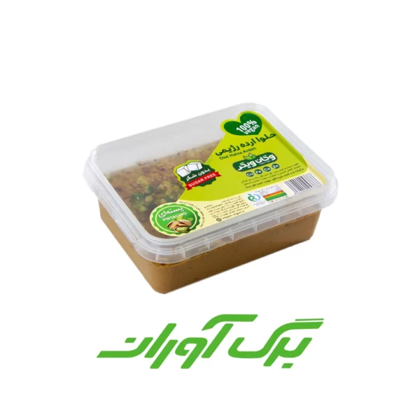 حلوا ارده شیره انگور پسته‌ای 300 گرمی