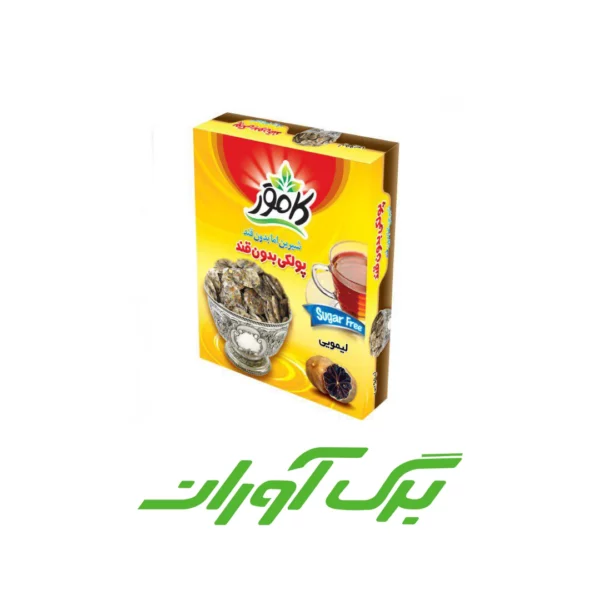 پولکی بدون قند لیمویی 150 گرمی