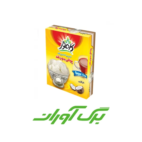 پولکی بدون قند نارگیلی 150 گرمی