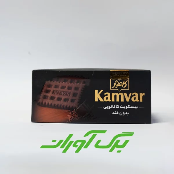 بیسکوییت کاکائویی بدون قند 360 گرمی