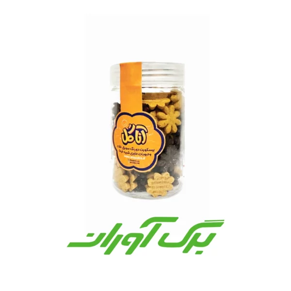 بیسکوییت شکوفه ای شیره خرما 150 گرمی