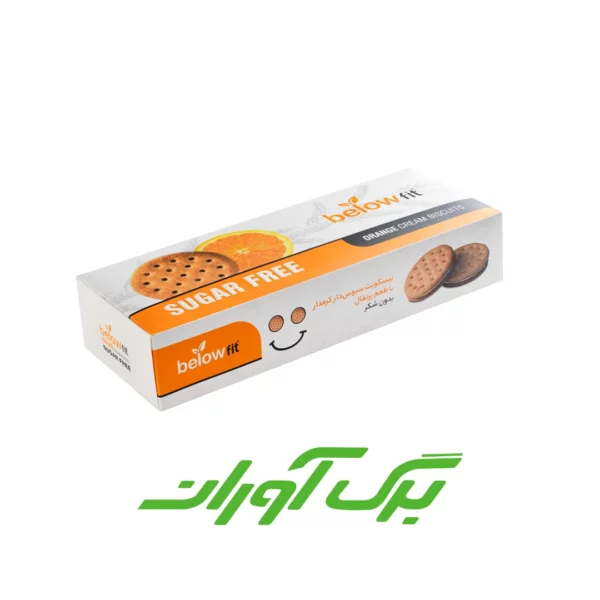 بیسکوییت بدون قند کرمدار پرتقالی 480 گرمی