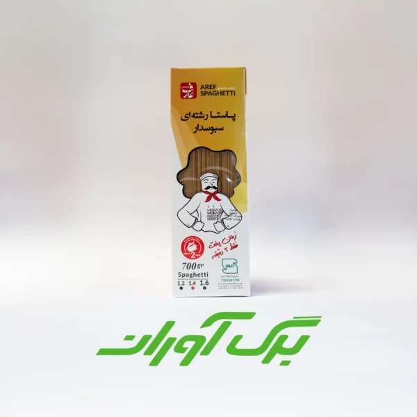 اسپاگتی آرد کامل گندم سبوسدار 700 گرمی
