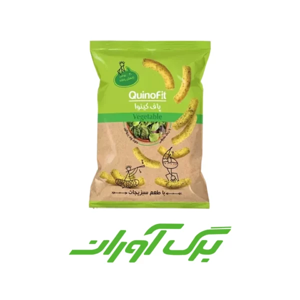 پفک پروتئینی کینوا سبزیجات