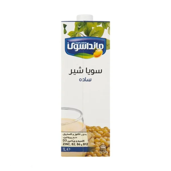 شیرسویا ساده یک لیتری