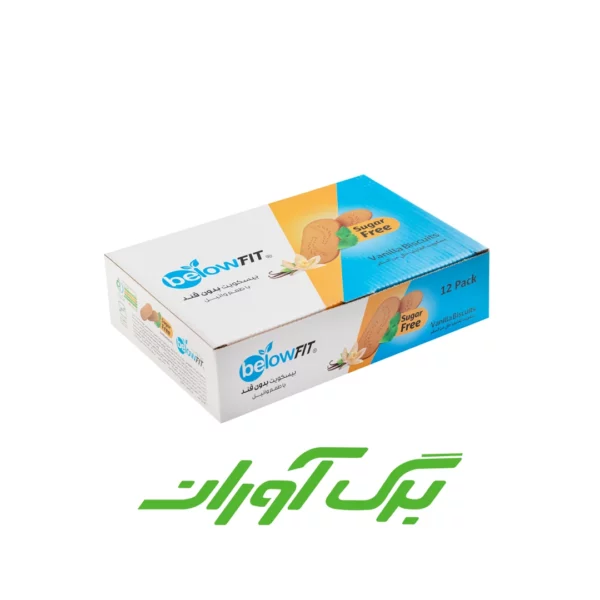 بیسکوییت بدون قند وانیلی تکی