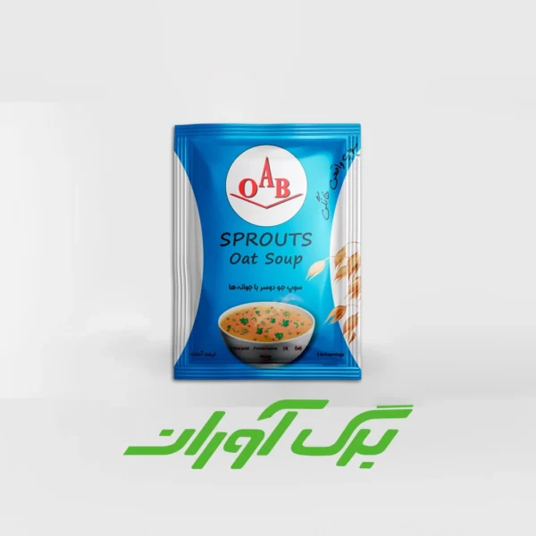سوپ جو دوسر با جوانه ها